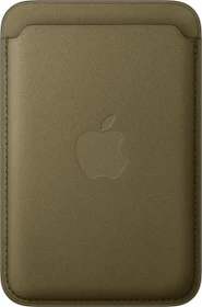 Apple iPhone Feingewebe Wallet mit MagSafe dunkeloliv