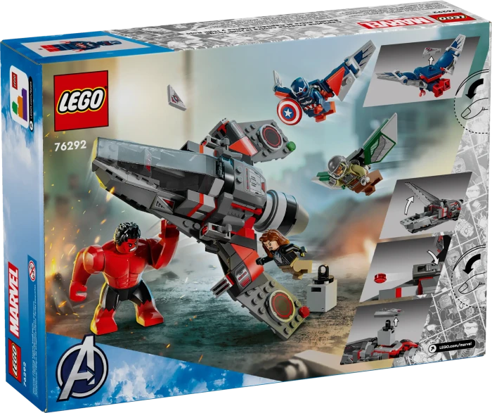 LEGO Marvel Super Heroes Spielset - Showdown zwischen Captain America und Red Hulk