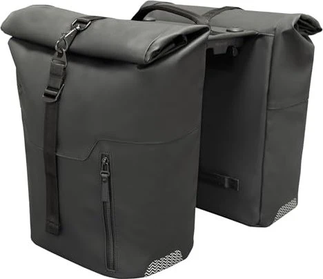 racktime Virgil Doppel Gepäcktasche schwarz