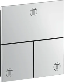 Hansgrohe Axor ShowerSelect ID eckig Kontrollfeld Ventil für 3 Verbraucher chrom