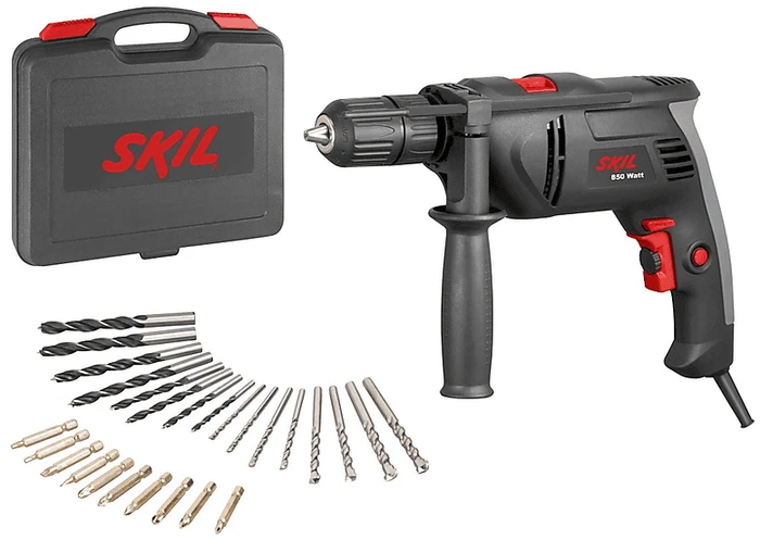 Skil 1021 AD Elektro-Schlagbohrmaschine inkl. Koffer + Zubehör