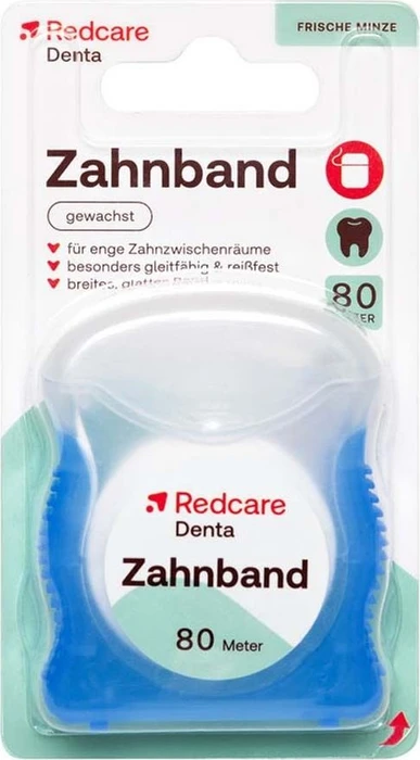 Redcare Zahnband gewachst, 80m, 1 Stück