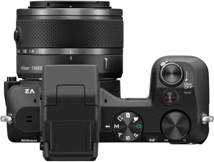 Nikon 1 V2 schwarz mit Objektiv 1 NIKKOR 10-30mm 3.5-5.6 VR