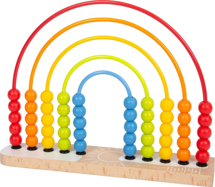 Legler Small Foot Motorikschleife und Abakus Regenbogen