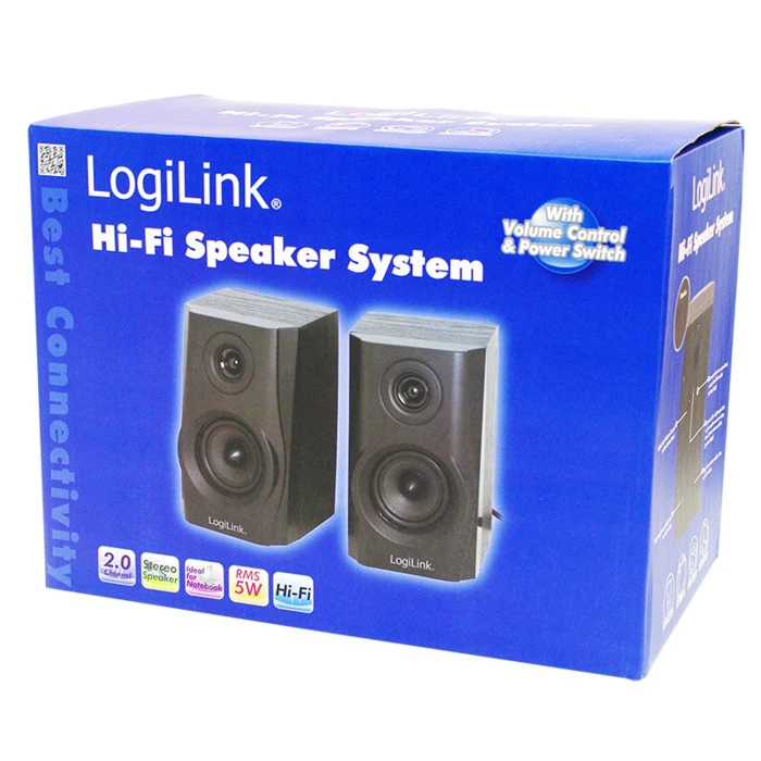 LogiLink Aktivlautsprecher Hi-Fi
