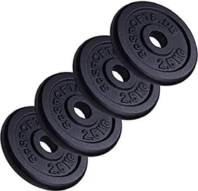 ScSports Gusseisen Hantelscheibe 4x 2.5kg