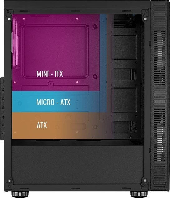 AeroCool Python, Glasfenster
