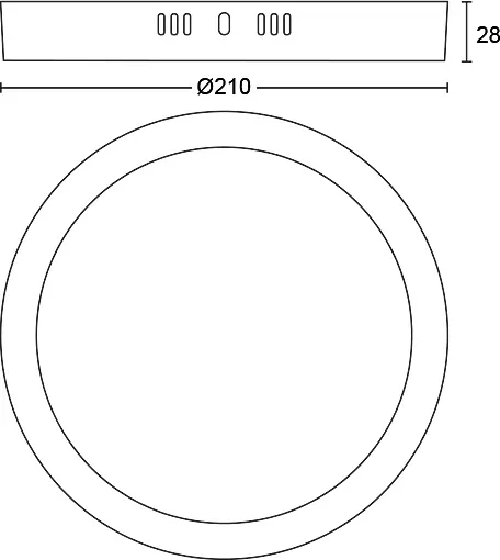 Philips Magneos LED-Panel rund 12W weiß (929002661031) – Bild 3 von 3