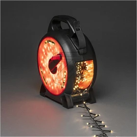 Konstsmide Kabelaufroller Lichterkette LED 800x warmweiß