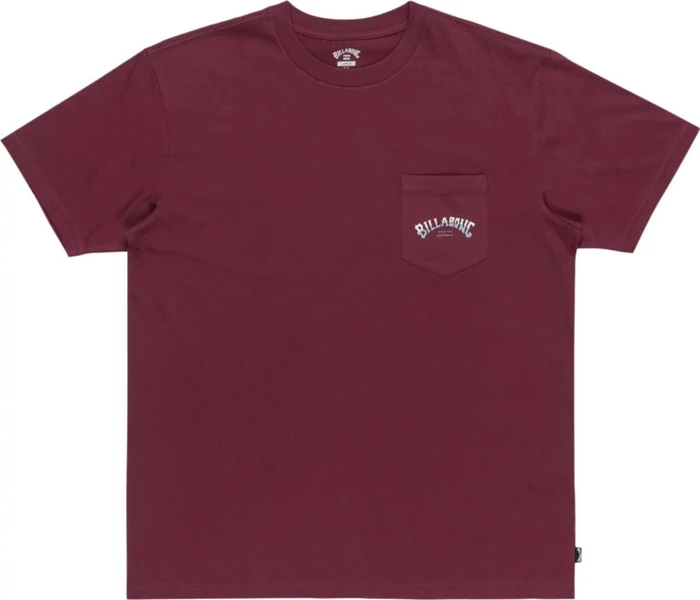 Billabong Stacked Arch T-Shirt kurzarm plum (Herren)