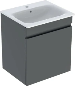Geberit Renova Plan Set Möbelwaschtisch/Unterschrank 60cm, lava/KeraTect