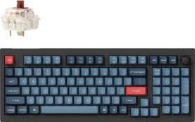 Keychron V5 Max, Carbon Black, 96%, LEDs RGB, hot-swap, Gateron Jupiter BROWN, USB/Bluetooth, US