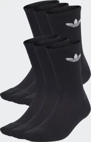 adidas Trefoil Cushion Crew Socken schwarz, 6 Paare