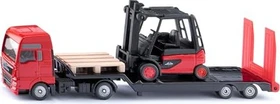 SIKU MAN LKW mit Linde Gabelstapler