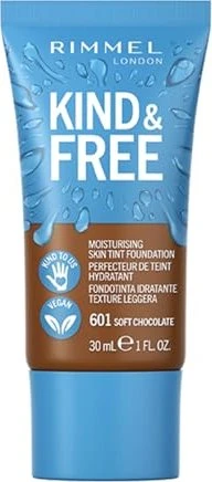 Rimmel Kind & Free Moisturising Skin Tint 601 soft chocolate, 30ml