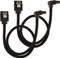 Corsair Premium Sleeved SATA 6Gb/s Kabel schwarz 0.3m, gewinkelt Vorschaubild