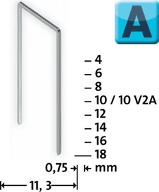 Novus Typ 53 superhart Tacker-Klammern, 14x11.3mm, 5000 Stück