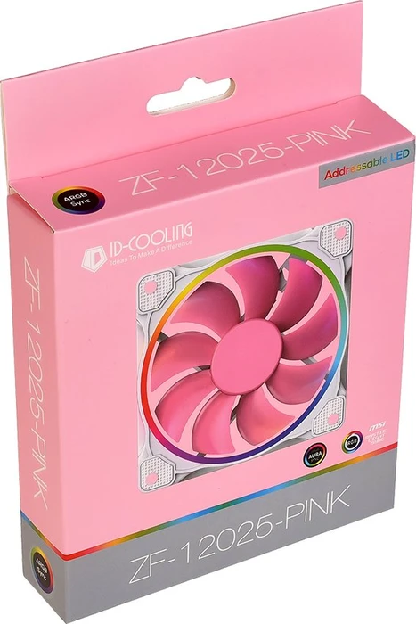 ID-Cooling ZF-12025-PINK, rosa, 120mm