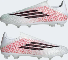 adidas F50 League Laceless FG/MG Lamine Yamal cloud white/core black/lucid red (Herren)