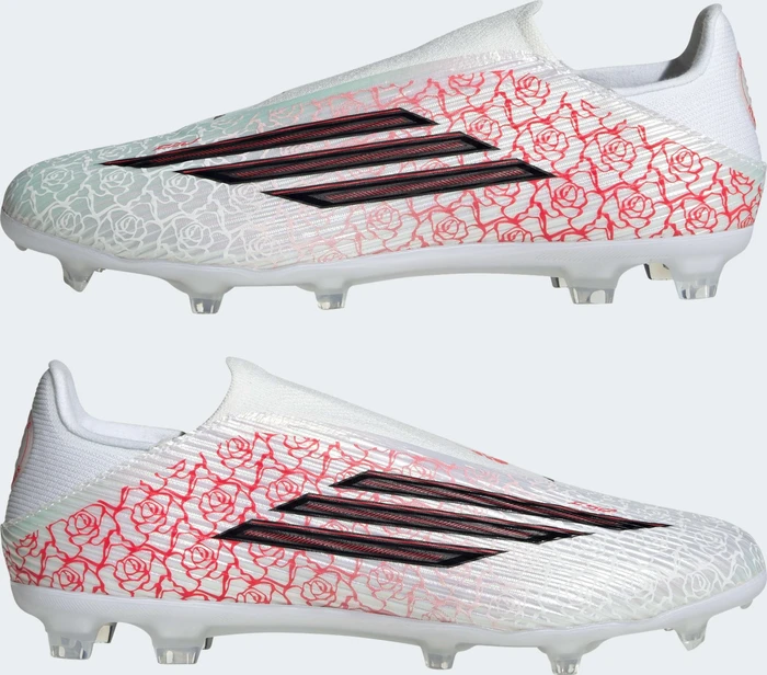 adidas F50 League Laceless FG/MG Lamine Yamal cloud white/core black/lucid red (Herren)