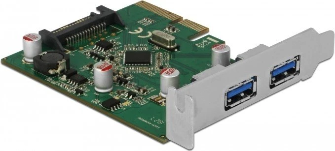 DeLOCK 2x USB-A 3.1, PCIe 3.0 x4