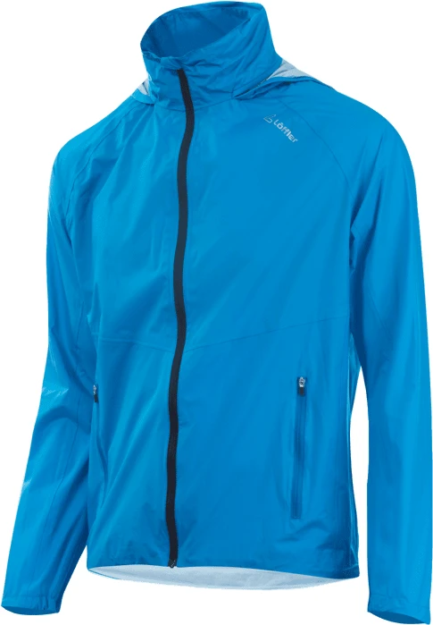 Löffler Hood WPM Pocket CF Fahrradjacke brillant blue (Herren)