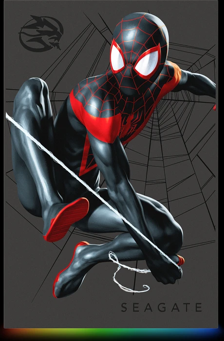 Seagate FireCuda Gaming HDD - Miles Morales Special Edition, 2TB, +Rescue, USB 3.0 Micro-B