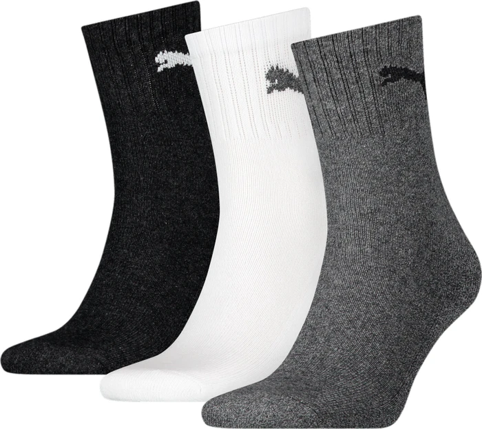 Puma Kurze Crew Socken, 3 Paare