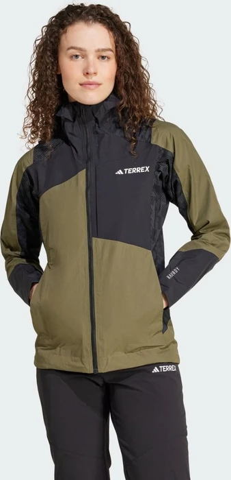 adidas Terrex Xperior Hybrid Rain.RDY Funktionsjacke olive strata/black (Damen)