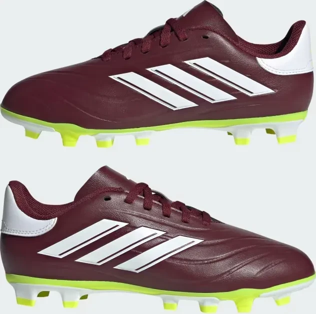 adidas Copa Pure II Club FxG shadow red/cloud white/team solar yellow 2 (Junior)