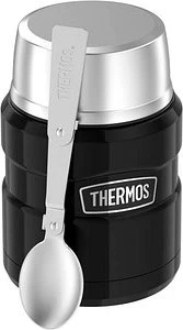 Thermos Stainless King Isolier-Speisegefäß 470ml schwarz