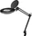 Wentronic Goobay LED-Klemm-Lupenleuchte, 8W, 1.75x, 3 Dioptrien schwarz (64989)