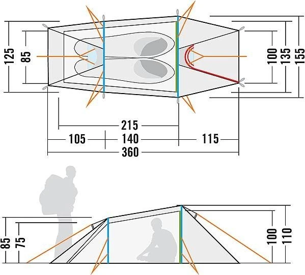 Tatonka Narvik 2 Tunnelzelt (2550) – Bild 6