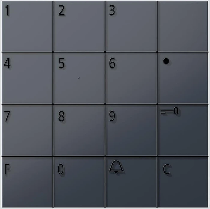 Siedle COM 611-02 AG Codeschloss-Modul, Anthrazitgrau