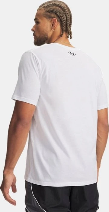 Under Armour Camo Chest Stripe Funktionsshirt kurzarm white/mod gray/black (Herren)