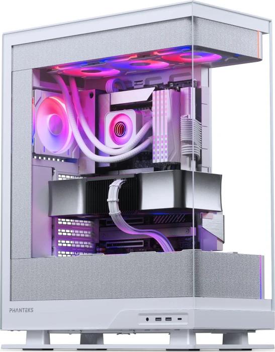 Phanteks Evolv X2 Matrix, weiß, Glasfenster