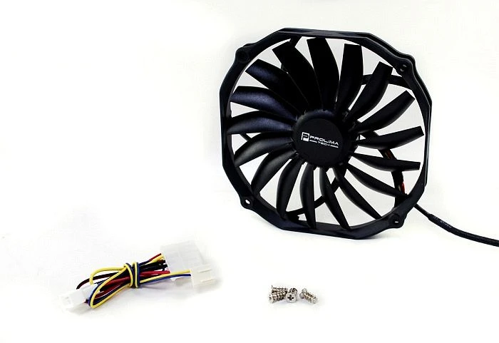 Prolimatech Ultra Sleek Vortex 14 schwarz, 140mm