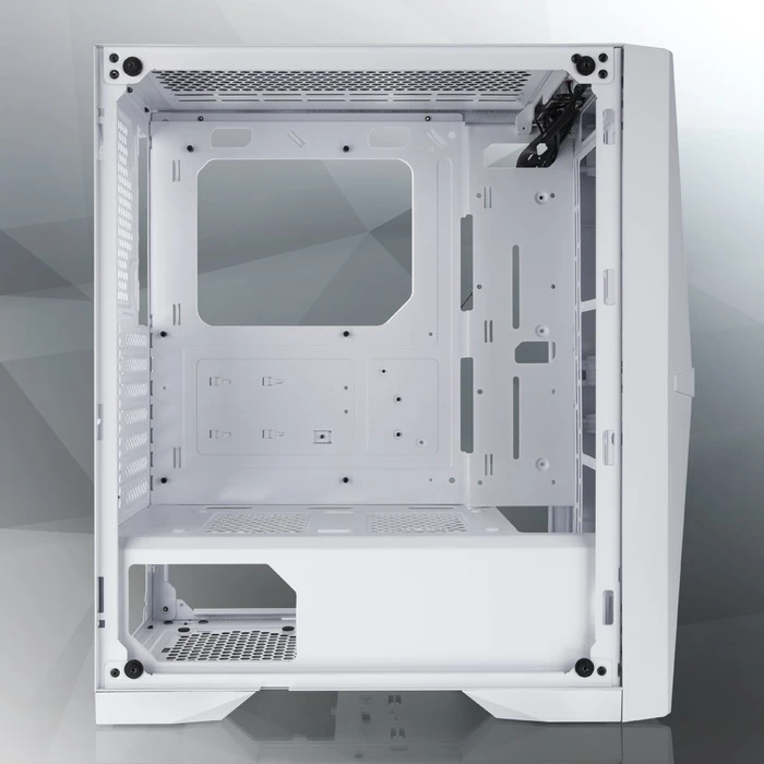 Raijintek Silenos MS, weiß, Glasfenster