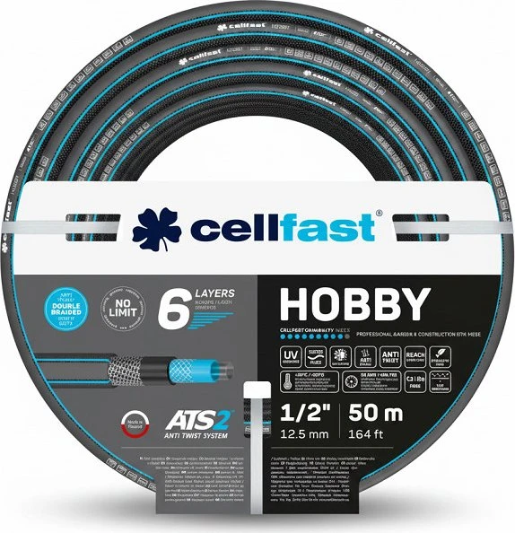 Cellfast Hobby ATS2 Gartenschlauch 1/2", 50m