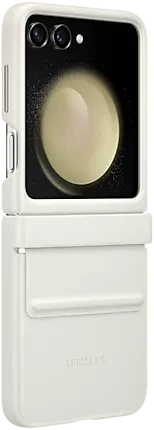 Samsung Flap Eco-Leather Case für Galaxy Z Flip 5 Cream