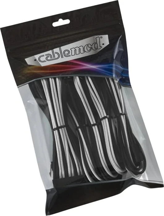 CableMod Classic ModFlex Cable Extension Kit, 8+8 Series, schwarz/weiß