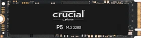 Crucial P5 SSD 2TB, M.2 2280 / M-Key / PCIe 3.0 x4