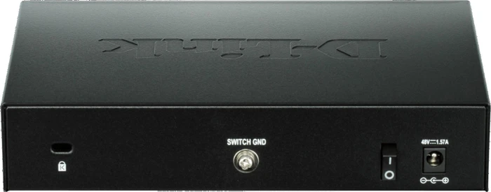 D-Link DGS-1100 Desktop Gigabit Smart Switch, 8x RJ-45, 64W PoE