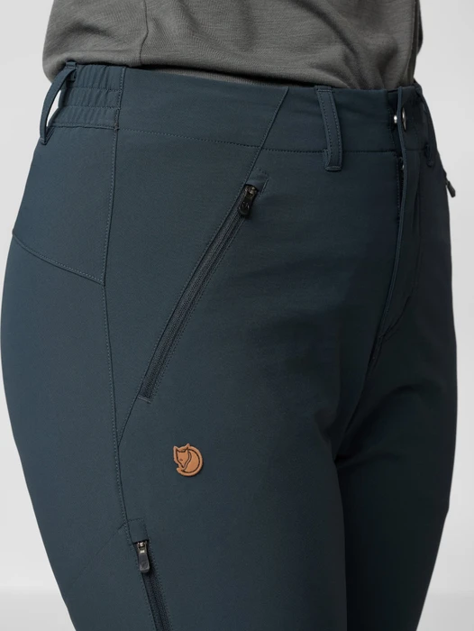 Fjällräven Abisko Trail Stretch Hose lang dark navy (Damen)