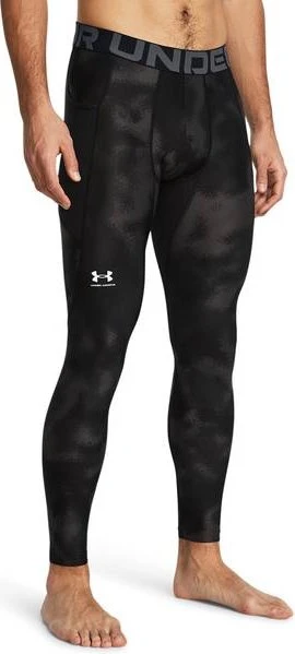 Under Armour HeatGear Armour Print Hose lang schwarz (Herren)