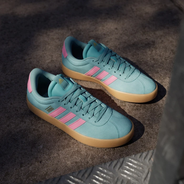 adidas VL Court 3.0 mint ton/bliss pink/gold metallic (Damen)