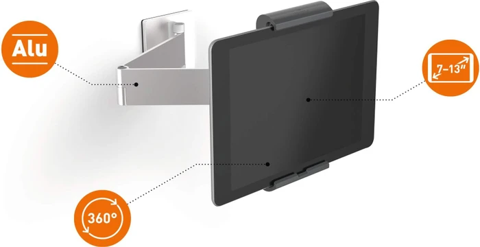 Durable Tablet Holder Wall Arm, Tablet-Halterung 7-13"