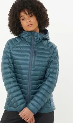 Salomon Elixir Micro Down Hooded Funktionsjacke midnight navy (Damen)