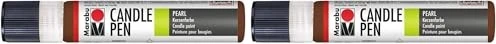 Marabu Candle Pen Wachsfarbe, mittelbraun, 25ml