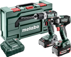 Metabo Combo Set 2.9.2 18V Akku-Maschinenset inkl. Koffer + 2 Akkus 2.0/5.2Ah